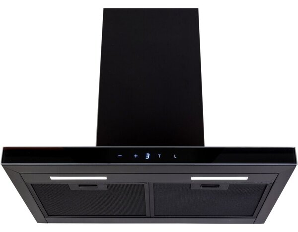 Okap VDB T-Look 60 Czarny 640m3/h 60dB klasa B