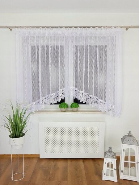 Firana gotowa z siateczki, uszyta w Åuk 400x160cm