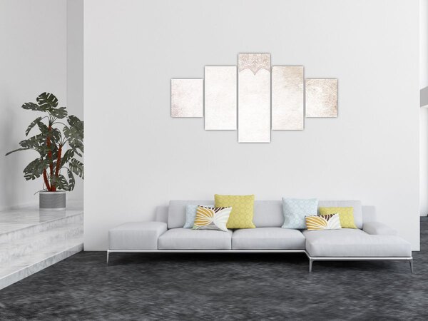 Obraz - Mandale na ścianie (125x70 cm)