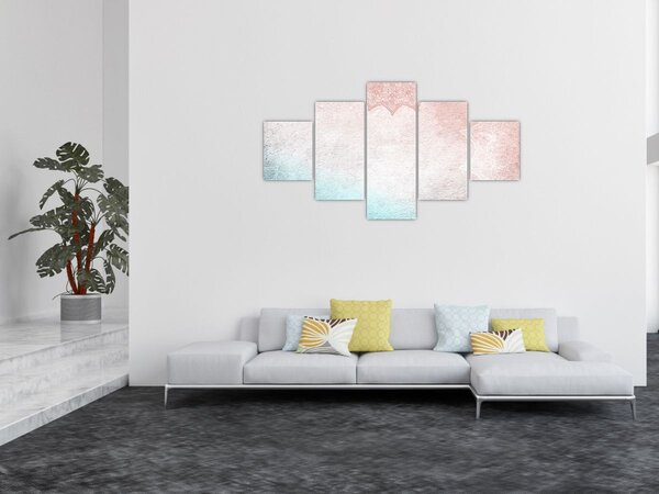 Obraz - Mandale na ścianie 2 (125x70 cm)