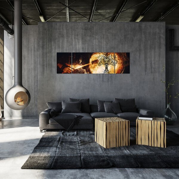 Obraz - Tajemnicze drzewo życia (170x50 cm)