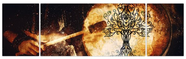 Obraz - Tajemnicze drzewo życia (170x50 cm)