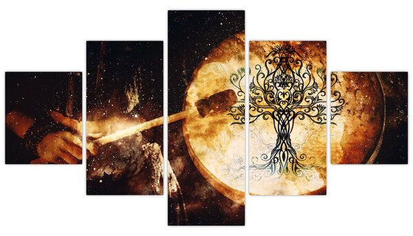 Obraz - Tajemnicze drzewo życia (125x70 cm)