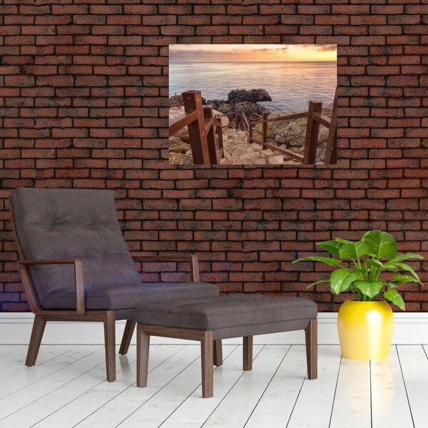 Obraz - Zejście ku morzu (70x50 cm)