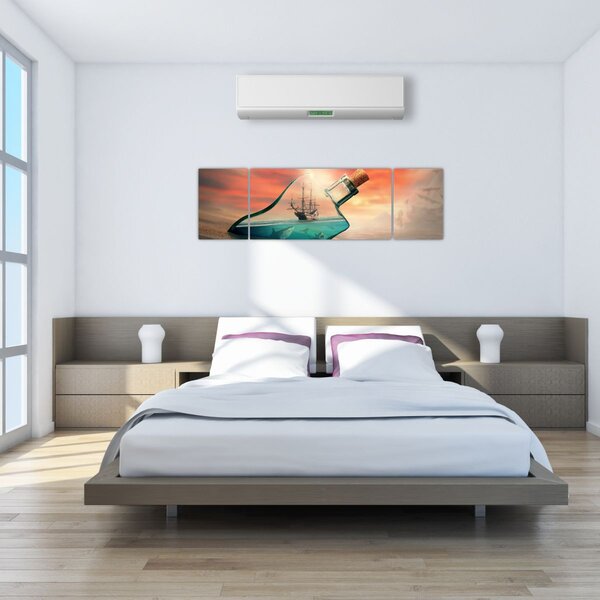 Obraz - Życie w butelce (170x50 cm)