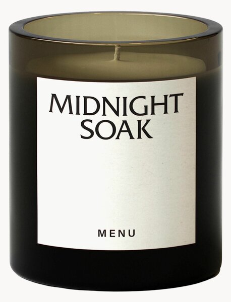 Świeca zapachowa Olfacte Midnight Soak (gorzka pomarańcza, figa & płatki róż)