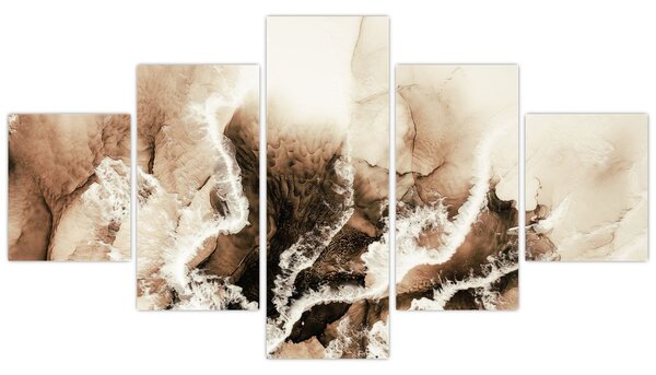 Obraz - Abstrakcja (125x70 cm)