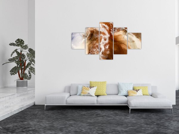 Obraz - Marmurowa abstrakcja (125x70 cm)