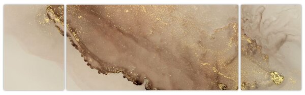 Obraz - Złoty brokat (170x50 cm)