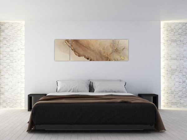 Obraz - Złoty brokat (170x50 cm)