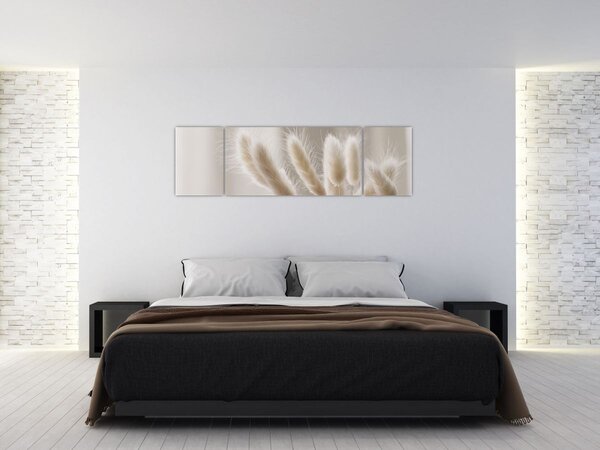 Obraz - Zajęcze ogonki (170x50 cm)