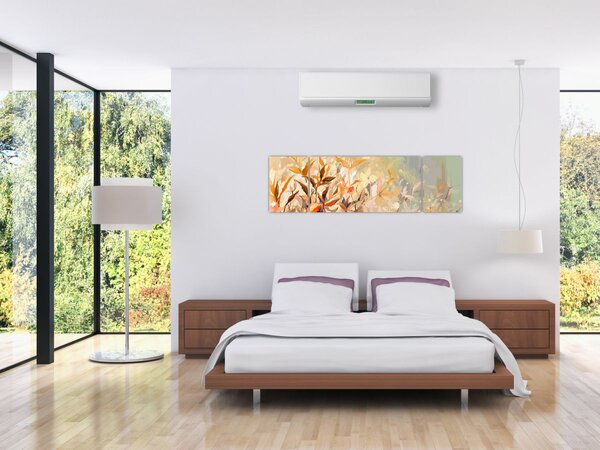 Obraz - Malowane rośliny (170x50 cm)