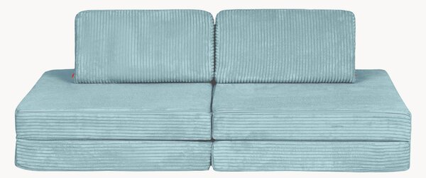 Ręcznie wykonana dziecięca sofa modułowa ze sztruksu Mila