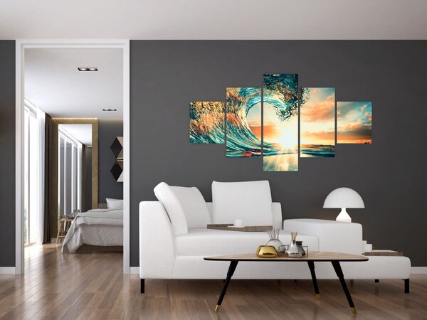Obraz - Fala (125x70 cm)