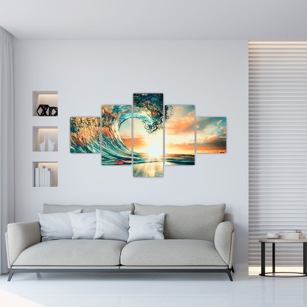 Obraz - Fala (125x70 cm)