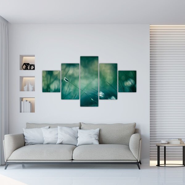 Obraz - Szczegół trawy (125x70 cm)