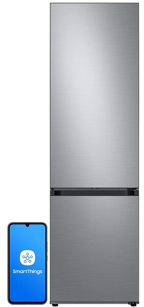 Lodówka SAMSUNG BESPOKE AI RB38C7B5DS9 EF No Frost 203cm Szczotkowana stal nierdzewna