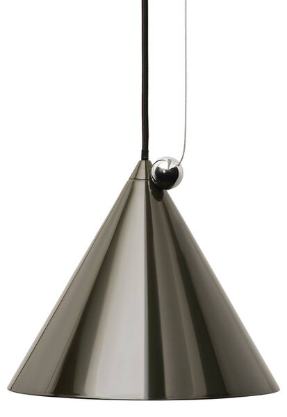 Tom Dixon Lampa wisząca Pose, możliwość ściemniania, zielony, salon / jadalnia, metal, design