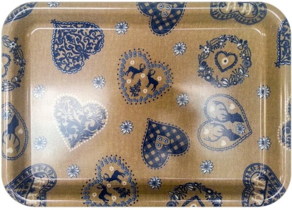 Taca VIVENZI Blue Heart (38 x 27 cm)