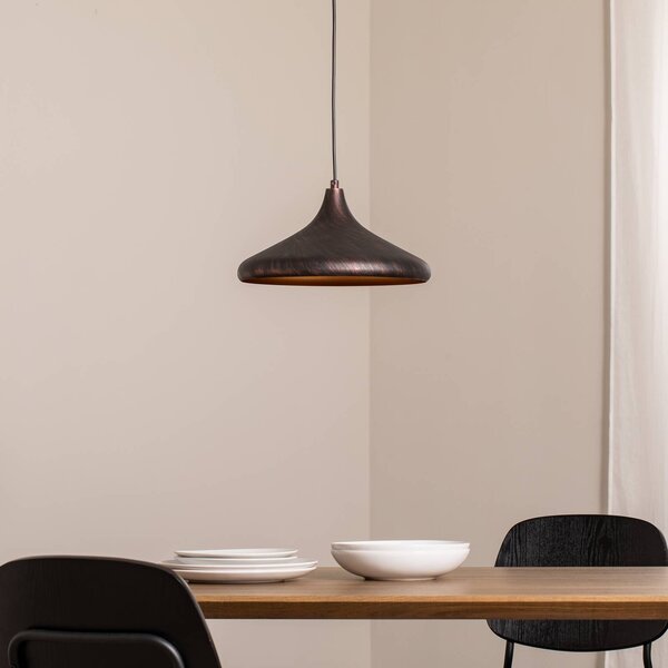 Lampa wisząca Barek Opviq, możliwość ściemniania, czarny, salon / jadalnia, metal