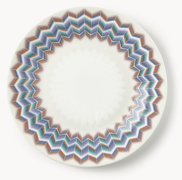 Talerz śniadaniowy z porcelany chińskiej Jarris, 6 szt