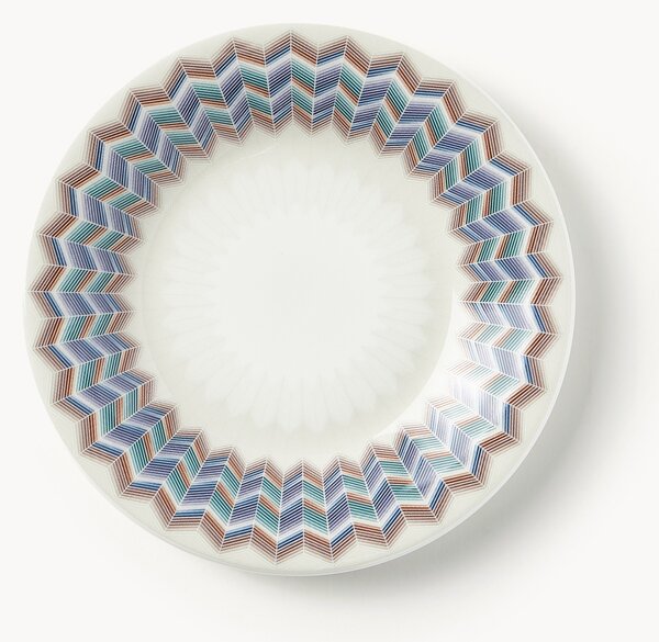 Talerz deserowy z porcelany chińskiej Jarris, 6 szt