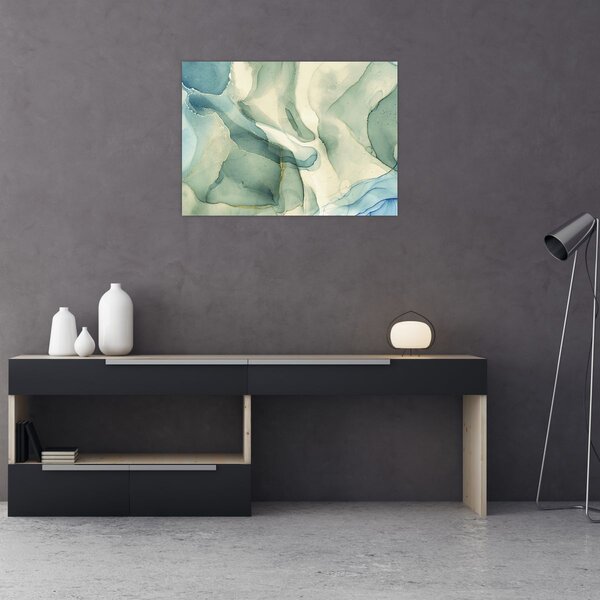 Obraz - Atramentowa abstracja (70x50 cm)