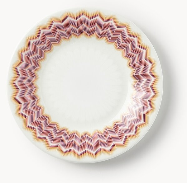 Talerz deserowy z porcelany chińskiej Jarris, 6 szt