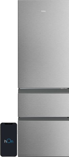 Lodówka HAIER 3D 60 Series 3 HTR3618CNMG No Frost 185cm Srebrna Air Surround Fresh 0°C