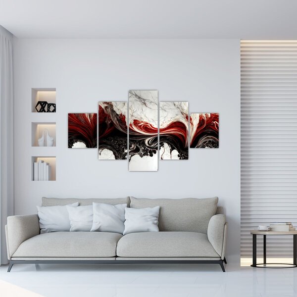 Obraz - Marmurowa abstrakcja (125x70 cm)
