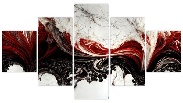 Obraz - Marmurowa abstrakcja (125x70 cm)