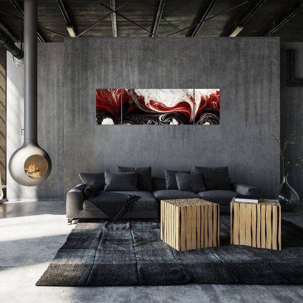 Obraz - Marmurowa abstrakcja (170x50 cm)
