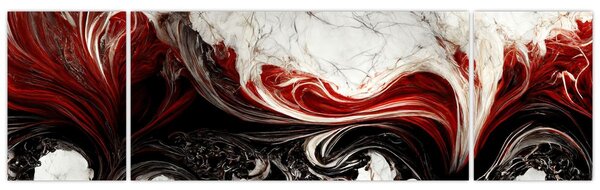 Obraz - Marmurowa abstrakcja (170x50 cm)