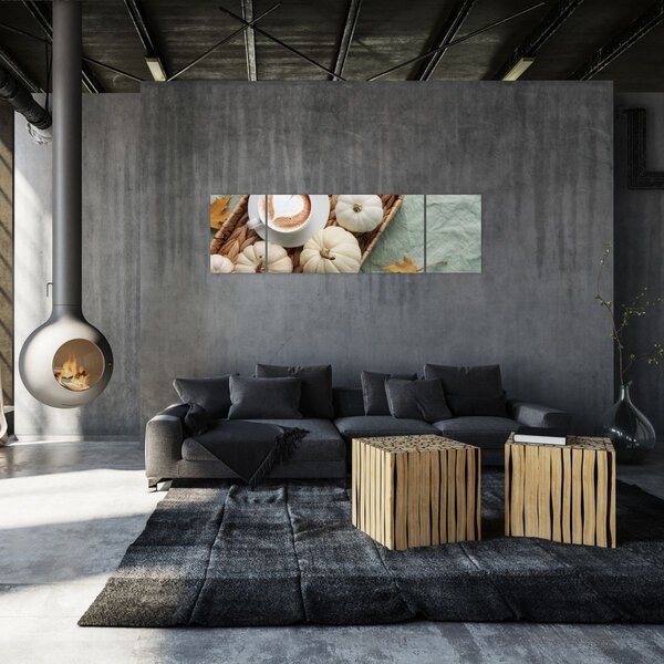 Obraz - Jesienny relaks (170x50 cm)