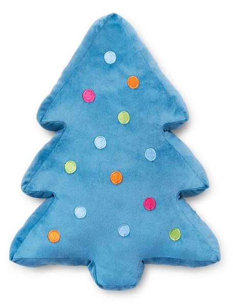 Aksamitna poduszka dekoracyjna ze świątecznym motywem 34x40 cm Christmas Tree – Catherine Lansfield