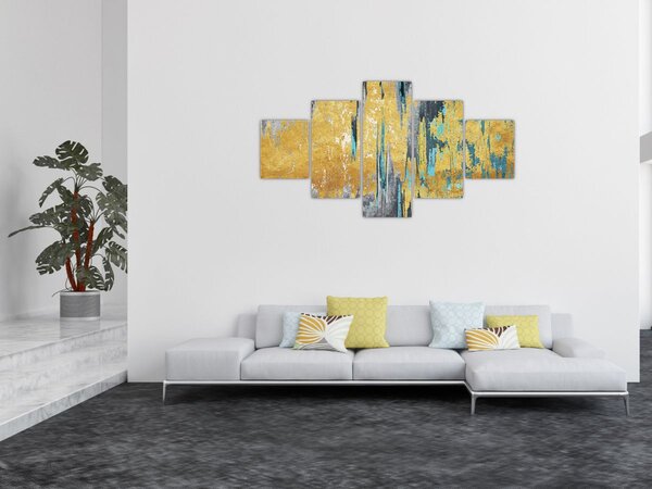 Obraz - Złoty wzór (125x70 cm)
