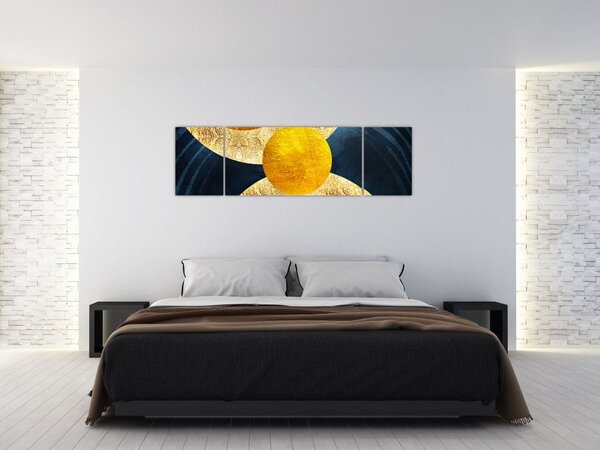 Obraz - Koła (170x50 cm)