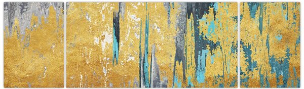 Obraz - Złoty wzór (170x50 cm)