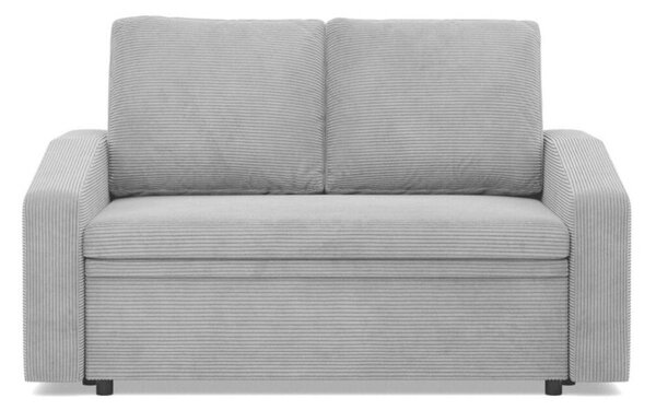 Sofa z funkcjÄ spania, BLOM, sztruks, 148x87x90 cm, jasny szary | TYLETEGOTU
