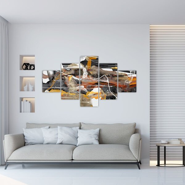 Obraz - Abstrakcja (125x70 cm)