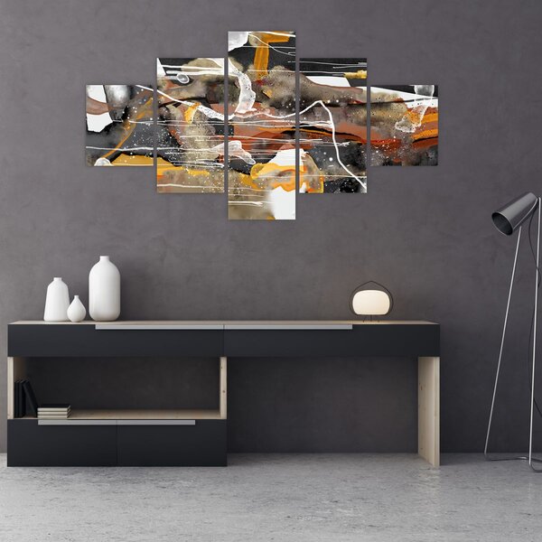 Obraz - Abstrakcja (125x70 cm)
