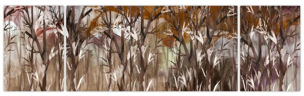 Obraz - Drzewa (170x50 cm)