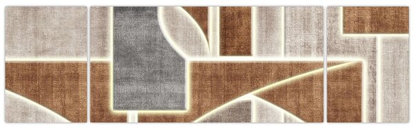 Obraz - Kształty (170x50 cm)