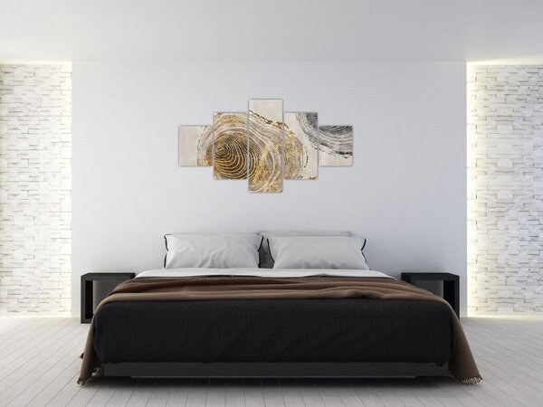 Obraz - Abstrakcja pnia (125x70 cm)