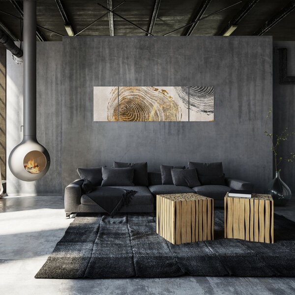 Obraz - Abstrakcja pnia (170x50 cm)