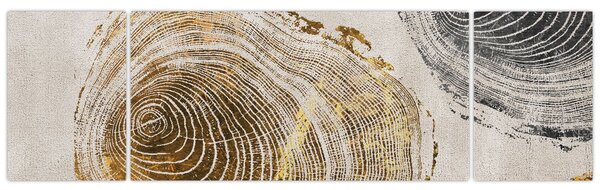 Obraz - Abstrakcja pnia (170x50 cm)