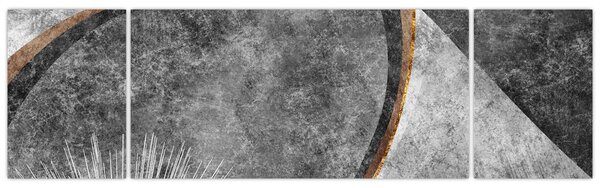 Obraz - Abstrakcja w betonie (170x50 cm)