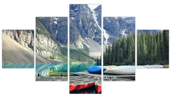 Obraz - Moraine Lake (125x70 cm)