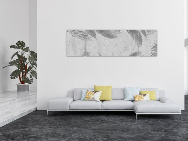 Obraz - Liście (170x50 cm)