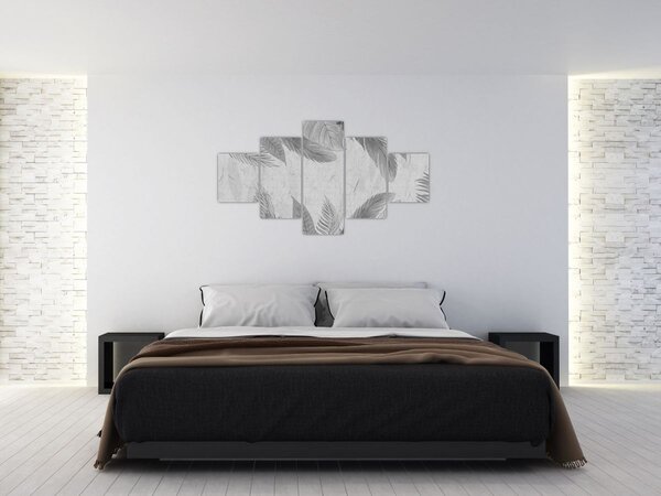 Obraz - Liście (125x70 cm)